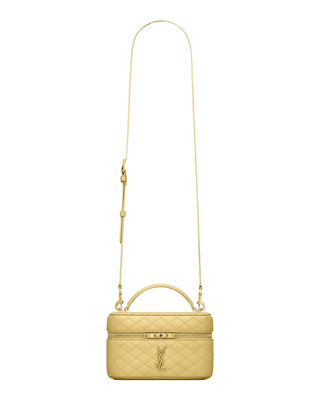 Saint Laurent Gaby Vanity Quilted Leather Bag