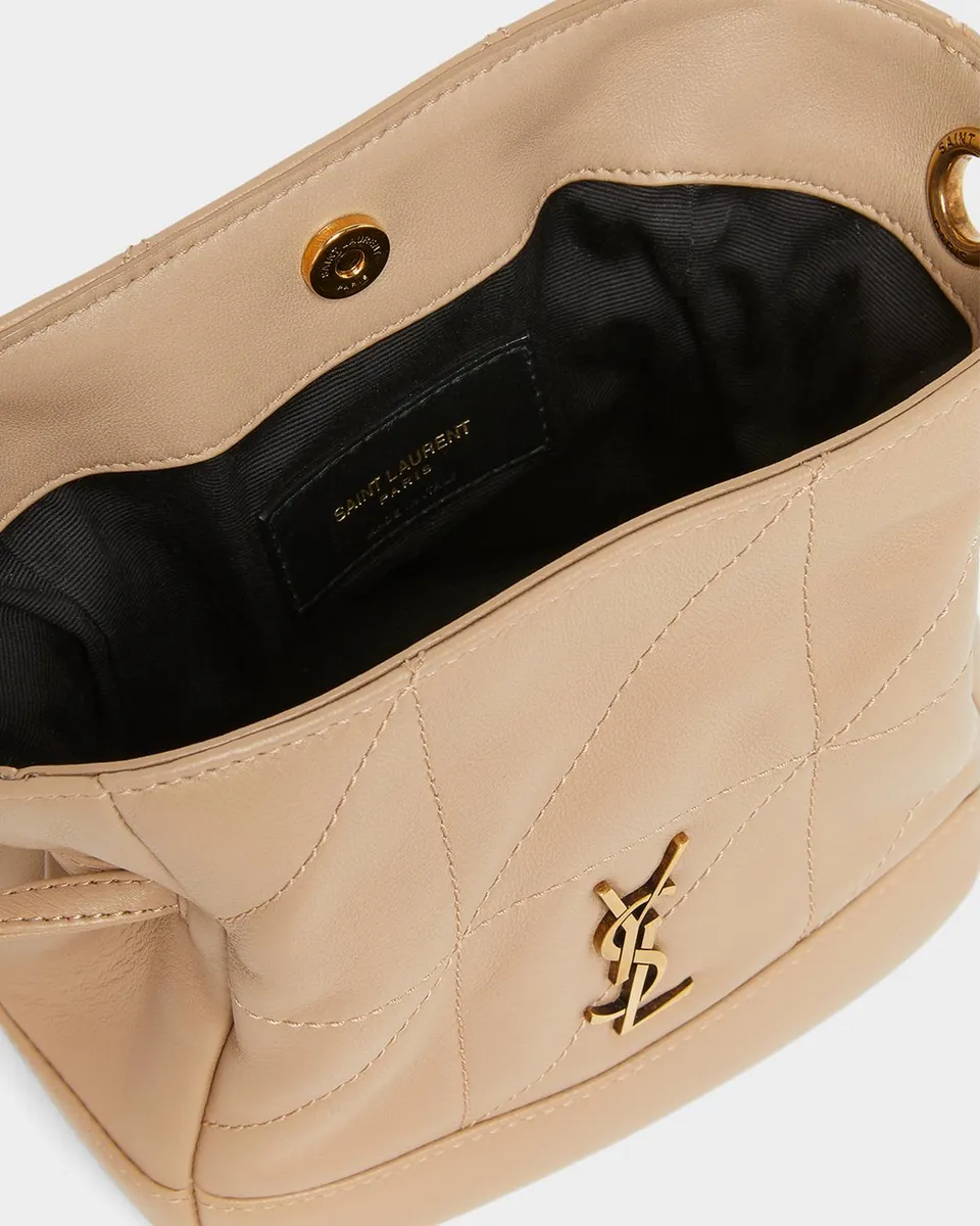 Saint Laurent Jamie Mini YSL Quilted Leather Shoulder Bag | Thumbnail 4 Saint Laurent Jamie Mini YSL Quilted Leather Shoulder Bag | Thumbnail 4