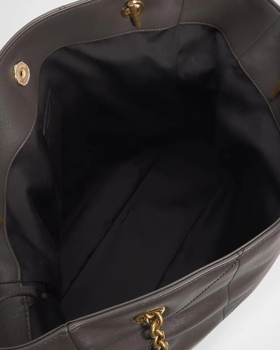 Saint Laurent Jamie 4.3 Medium Shopping Tote Bag in Quilted Leather | Thumbnail 4 Saint Laurent Jamie 4.3 Medium Shopping Tote Bag in Quilted Leather | Thumbnail 4