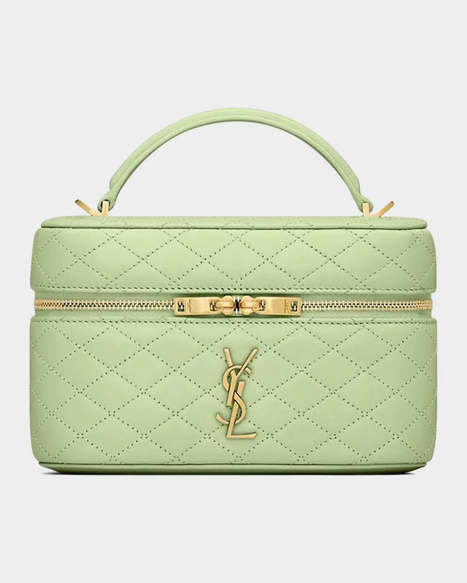 Saint Laurent Gaby Vanity Quilted Leather Bag | Thumbnail 4 Saint Laurent Gaby Vanity Quilted Leather Bag | Thumbnail 4