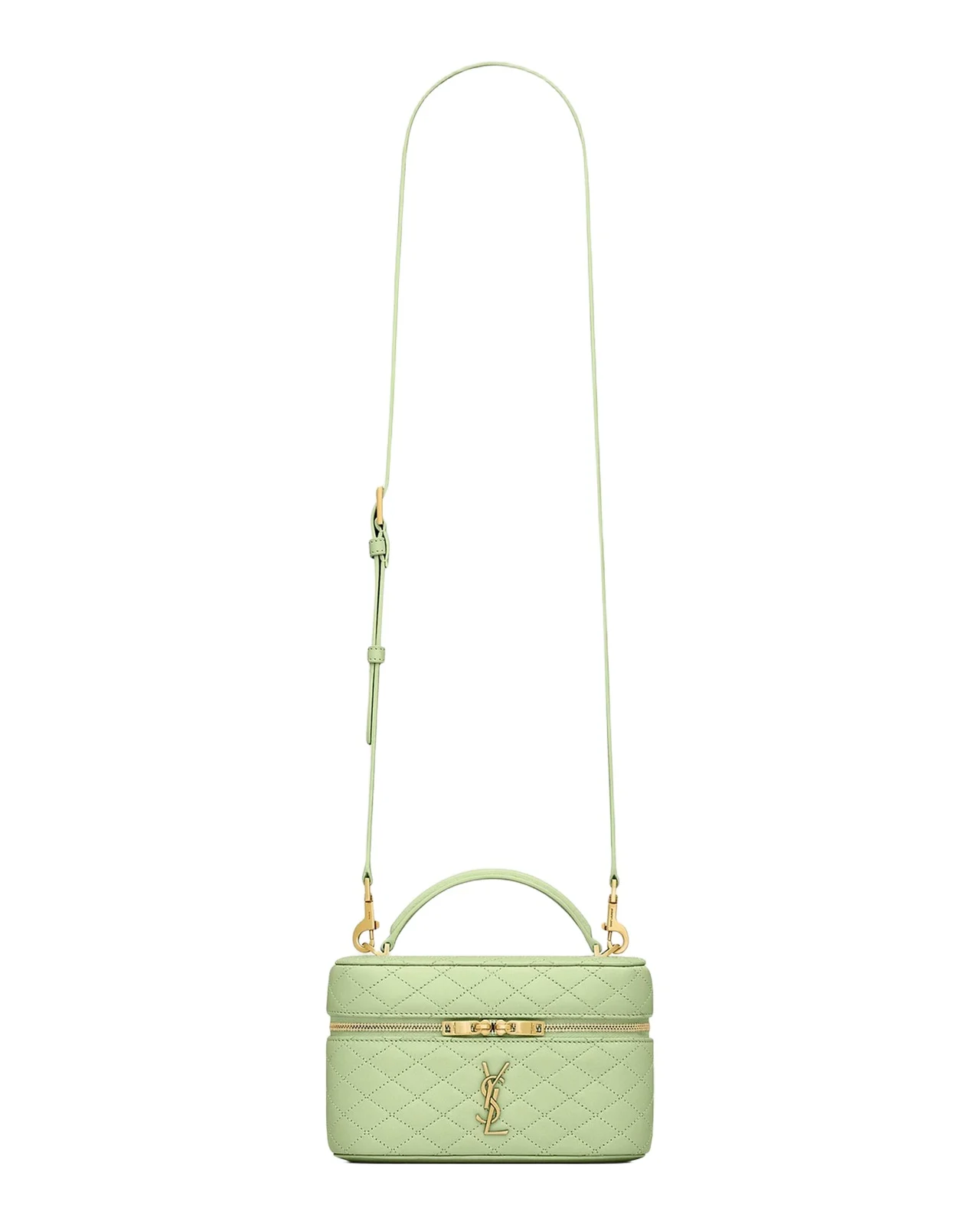 Saint Laurent Gaby Vanity Quilted Leather Bag
