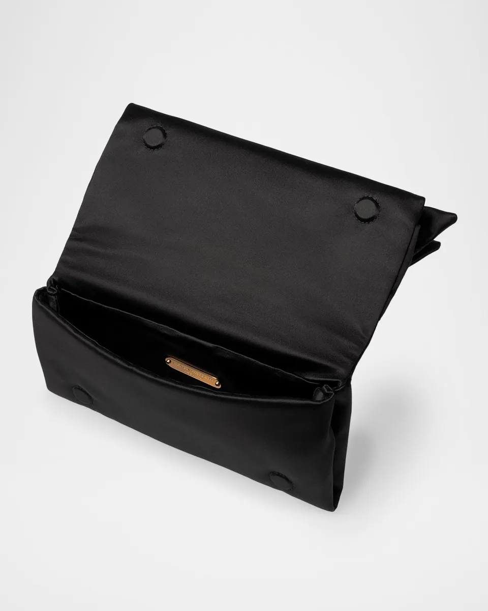 Carolina Herrera Karlita Satin Bow-Front Clutch Bag | Thumbnail 3 Carolina Herrera Karlita Satin Bow-Front Clutch Bag | Thumbnail 3