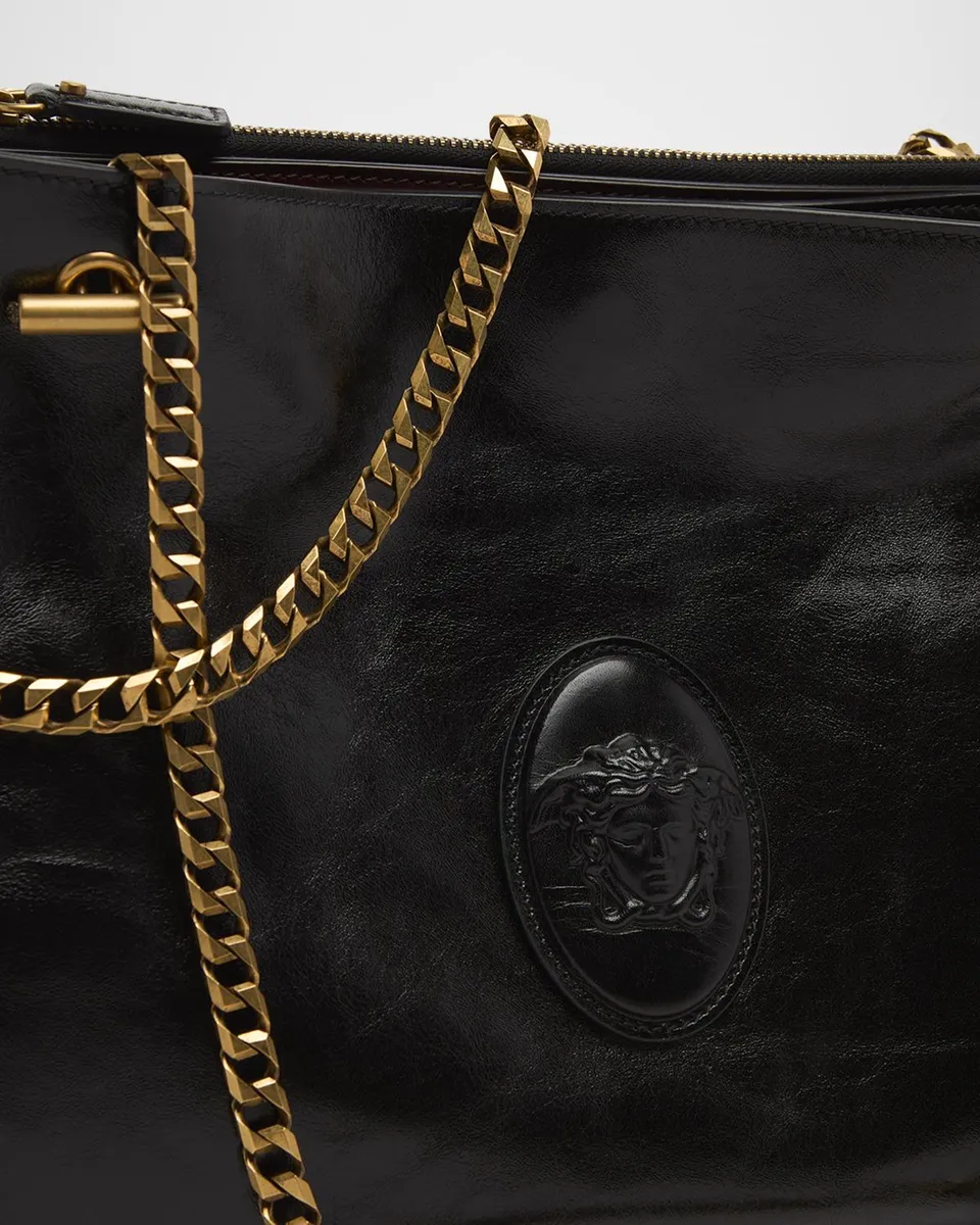 Versace Cabine Medusa Leather Shoulder Bag | Thumbnail 6 Versace Cabine Medusa Leather Shoulder Bag | Thumbnail 6