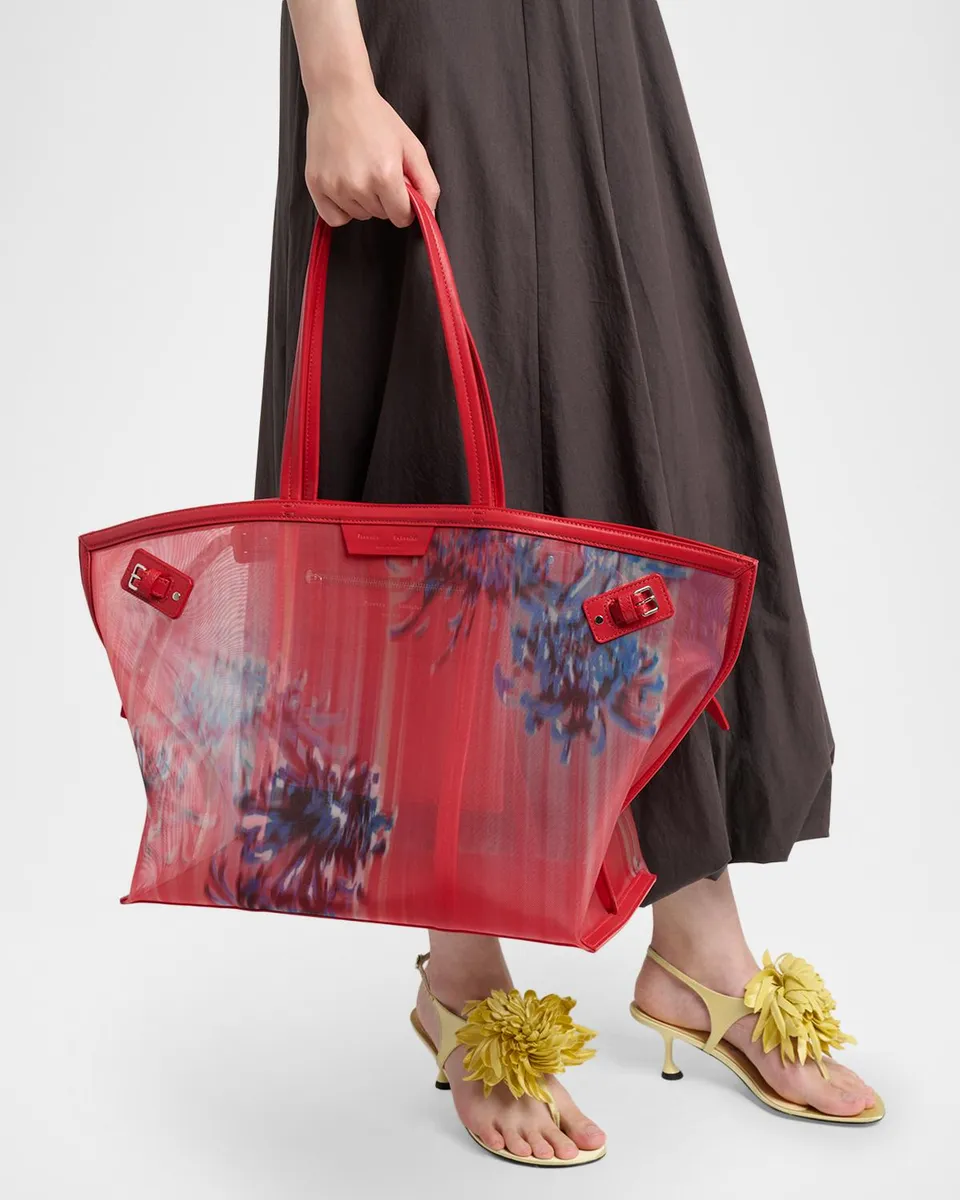 Proenza Schouler Days Printed Mesh Carryall Tote Bag | Thumbnail 2 Proenza Schouler Days Printed Mesh Carryall Tote Bag | Thumbnail 2
