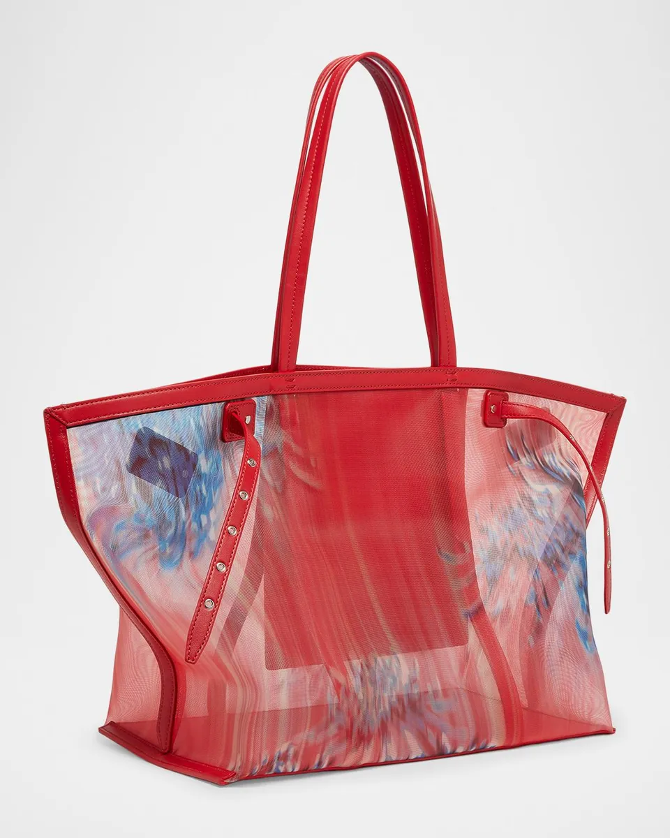 Proenza Schouler Days Printed Mesh Carryall Tote Bag | Thumbnail 3 Proenza Schouler Days Printed Mesh Carryall Tote Bag | Thumbnail 3