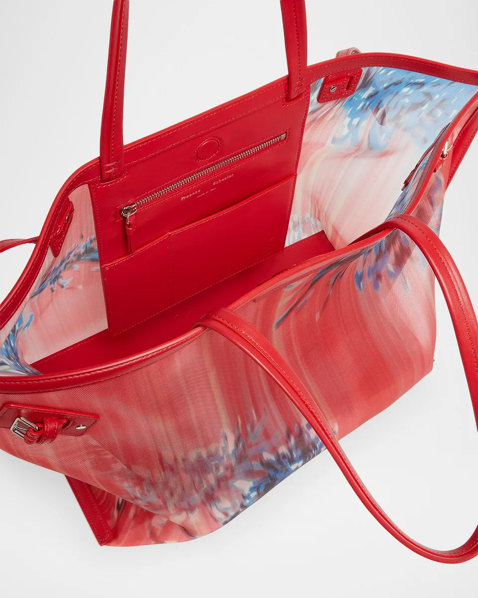 Proenza Schouler Days Printed Mesh Carryall Tote Bag | Thumbnail 4 Proenza Schouler Days Printed Mesh Carryall Tote Bag | Thumbnail 4