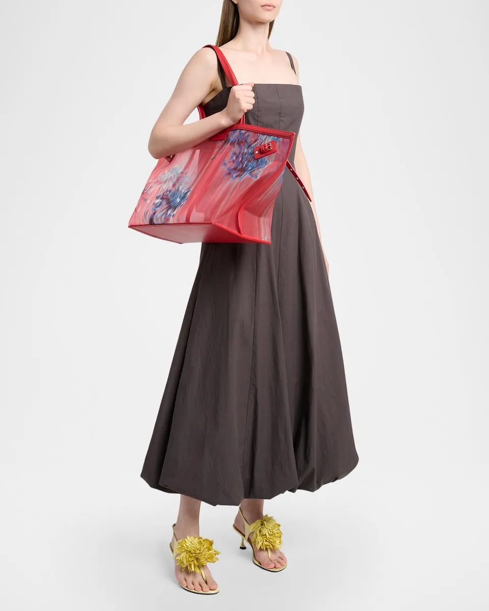 Proenza Schouler Days Printed Mesh Carryall Tote Bag | Thumbnail 5 Proenza Schouler Days Printed Mesh Carryall Tote Bag | Thumbnail 5