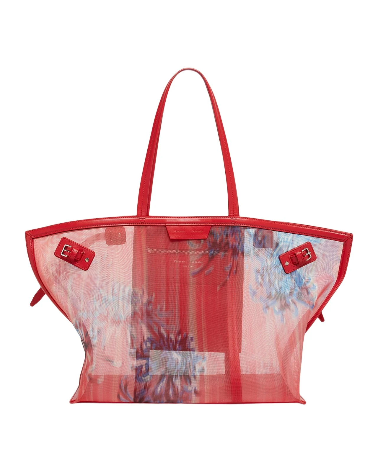 Proenza Schouler Days Printed Mesh Carryall Tote Bag