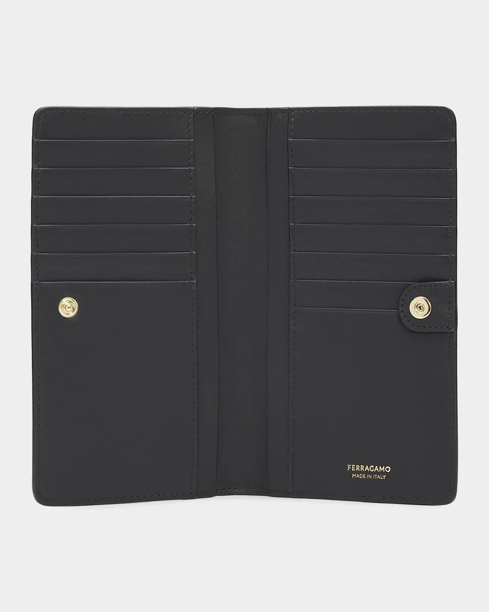 Ferragamo Eden Shoe-Print Gancini Leather Wallet | Thumbnail 3 Ferragamo Eden Shoe-Print Gancini Leather Wallet | Thumbnail 3