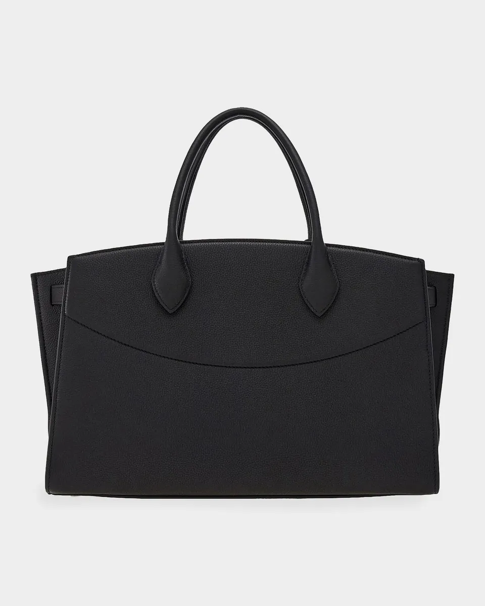 Ferragamo New Studio Medium Leather Top Handle Bag | Thumbnail 3 Ferragamo New Studio Medium Leather Top Handle Bag | Thumbnail 3