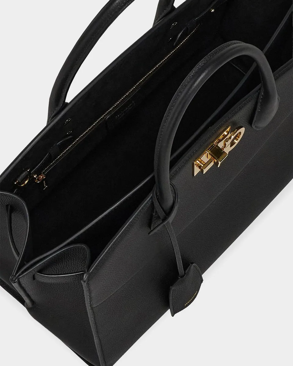 Ferragamo New Studio Medium Leather Top Handle Bag | Thumbnail 4 Ferragamo New Studio Medium Leather Top Handle Bag | Thumbnail 4