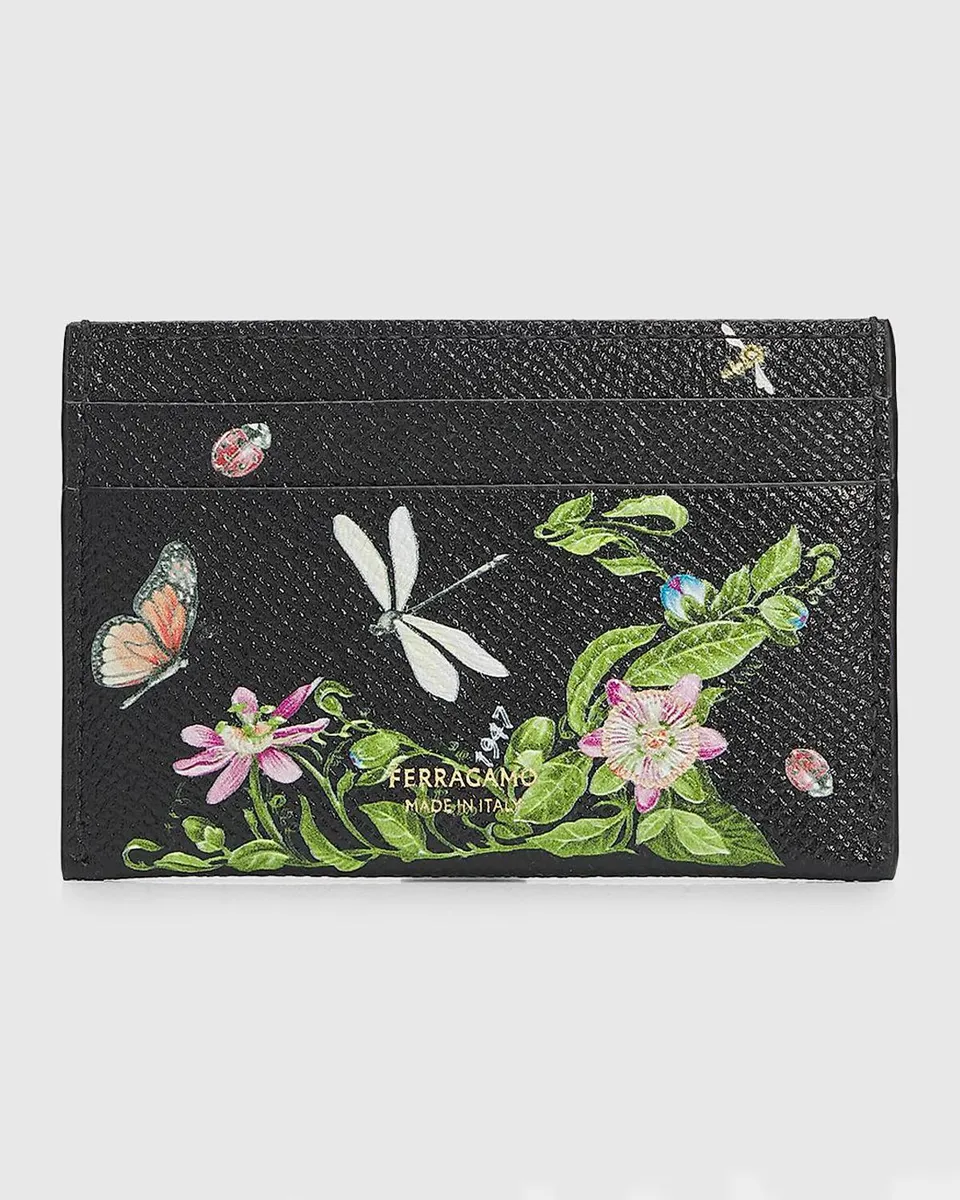 Ferragamo Gancini Eden Shoe Leather Card Case | Thumbnail 2 Ferragamo Gancini Eden Shoe Leather Card Case | Thumbnail 2