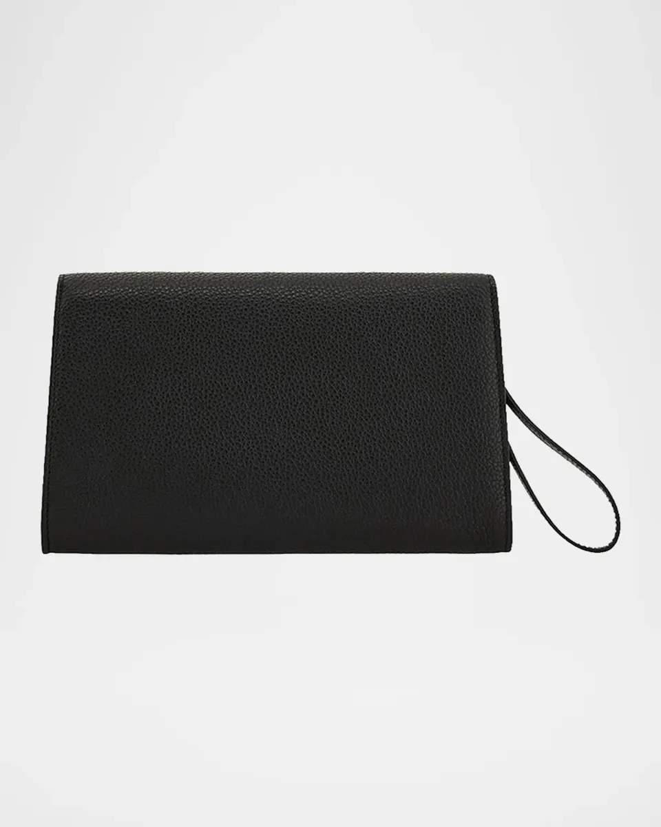 Ferragamo Double Gancini Leather Clutch | Thumbnail 3 Ferragamo Double Gancini Leather Clutch | Thumbnail 3