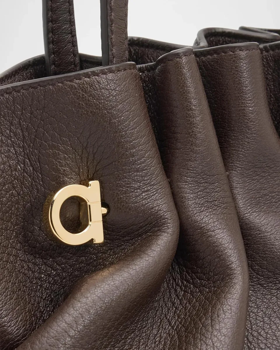 Ferragamo Hug Leather Shoulder Bag | Thumbnail 3