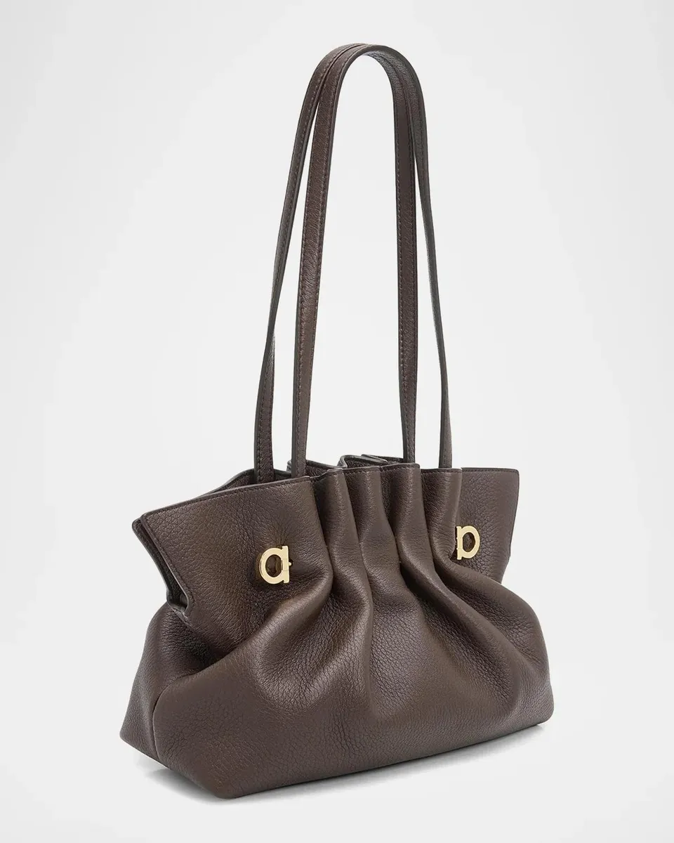 Ferragamo Hug Leather Shoulder Bag | Thumbnail 4