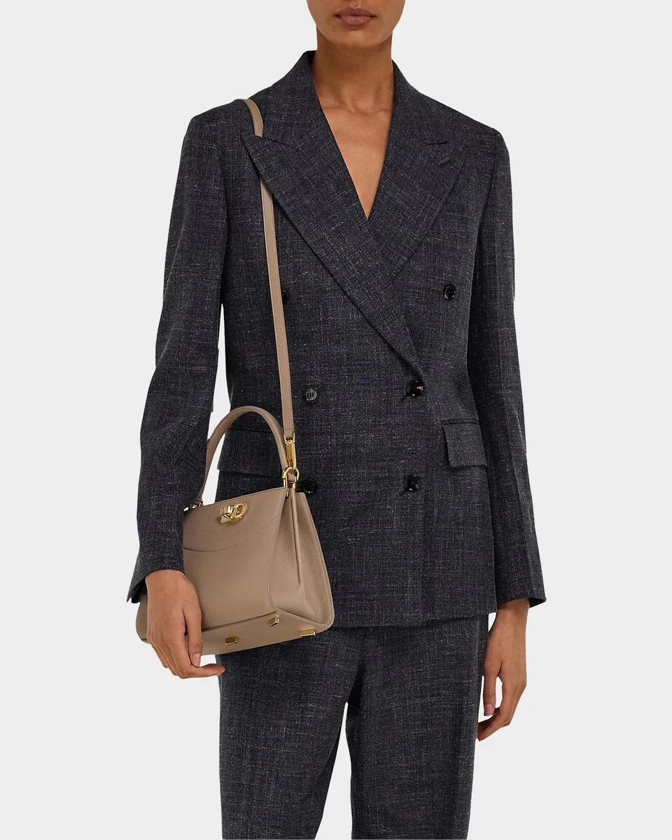 Ferragamo Studio Box Extra-Small Leather Top Handle Bag | Thumbnail 4 Ferragamo Studio Box Extra-Small Leather Top Handle Bag | Thumbnail 4