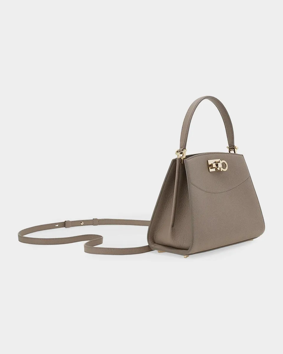 Ferragamo Studio Box Extra-Small Leather Top Handle Bag | Thumbnail 6 Ferragamo Studio Box Extra-Small Leather Top Handle Bag | Thumbnail 6