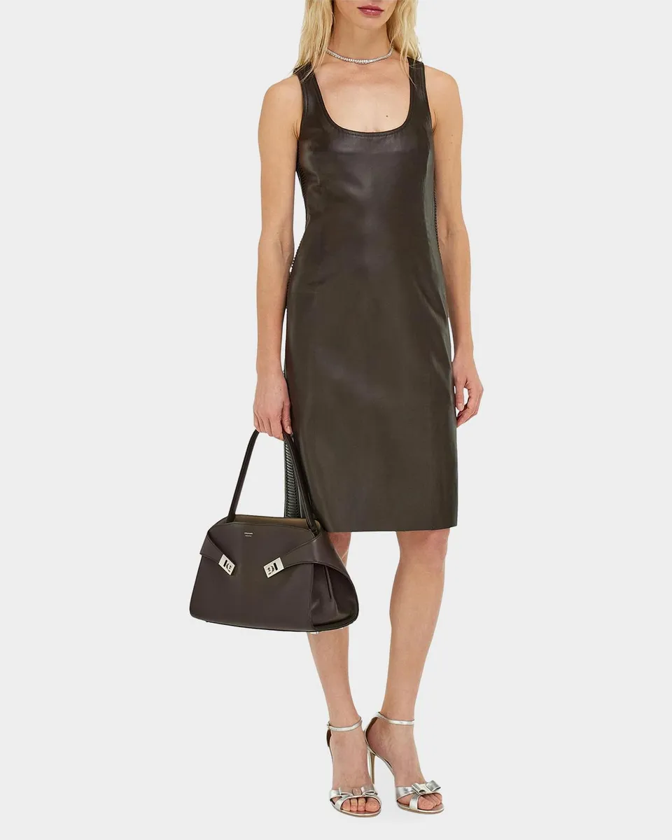 Ferragamo Hug Medium Leather Top-Handle Bag | Thumbnail 5 Ferragamo Hug Medium Leather Top-Handle Bag | Thumbnail 5