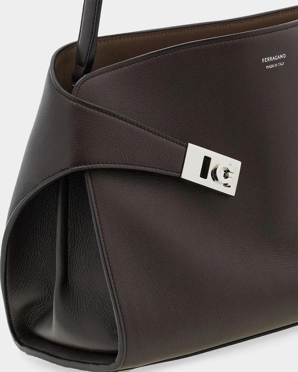 Ferragamo Hug Medium Leather Top-Handle Bag | Thumbnail 6 Ferragamo Hug Medium Leather Top-Handle Bag | Thumbnail 6