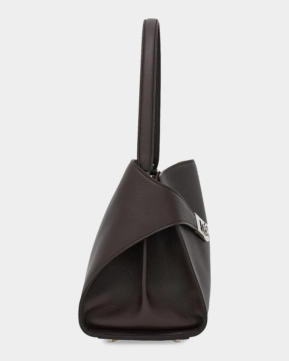 Ferragamo Hug Medium Leather Top-Handle Bag | Thumbnail 7 Ferragamo Hug Medium Leather Top-Handle Bag | Thumbnail 7