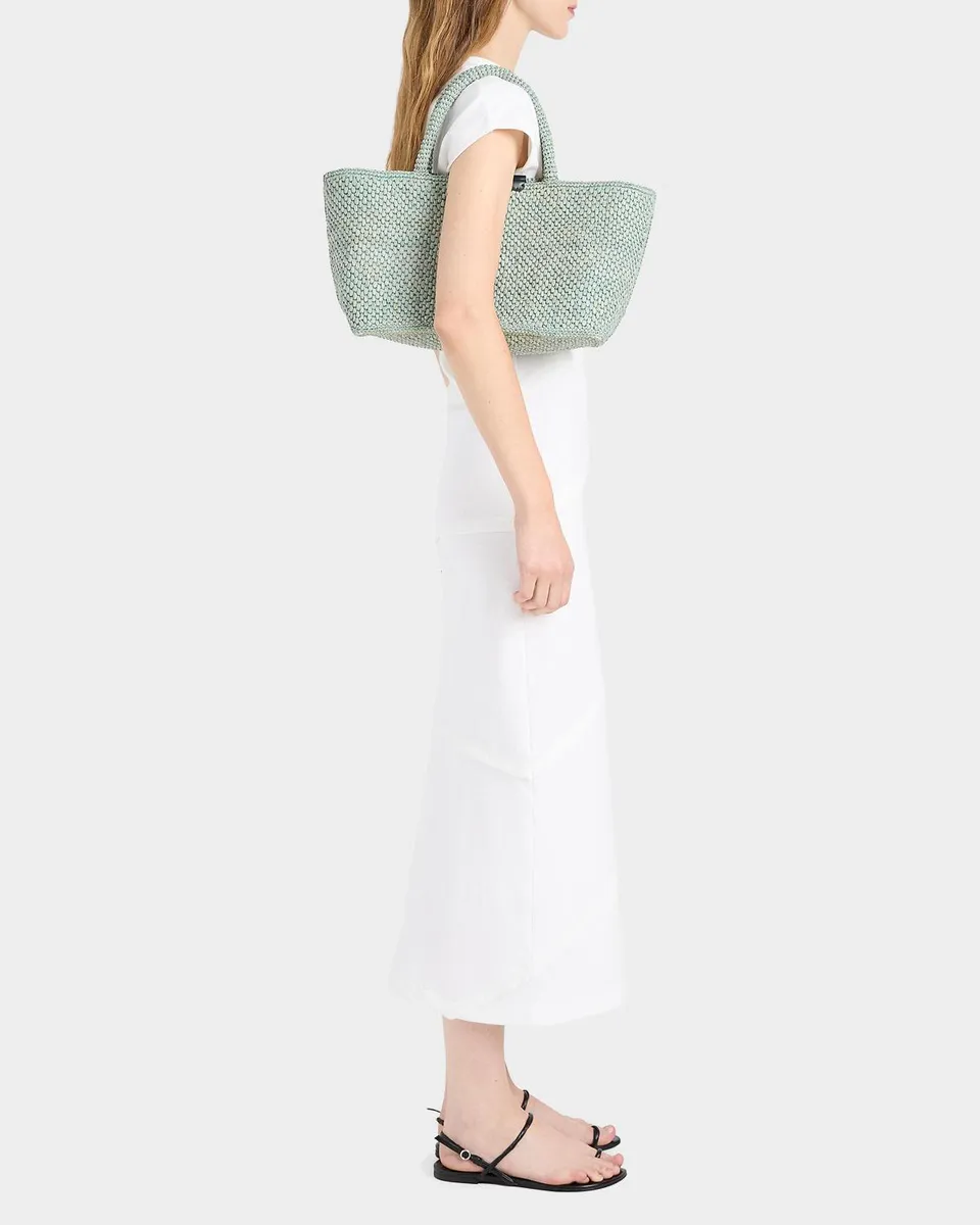 Proenza Schouler East West Chelsea Raffia Tote Bag | Thumbnail 2 Proenza Schouler East West Chelsea Raffia Tote Bag | Thumbnail 2
