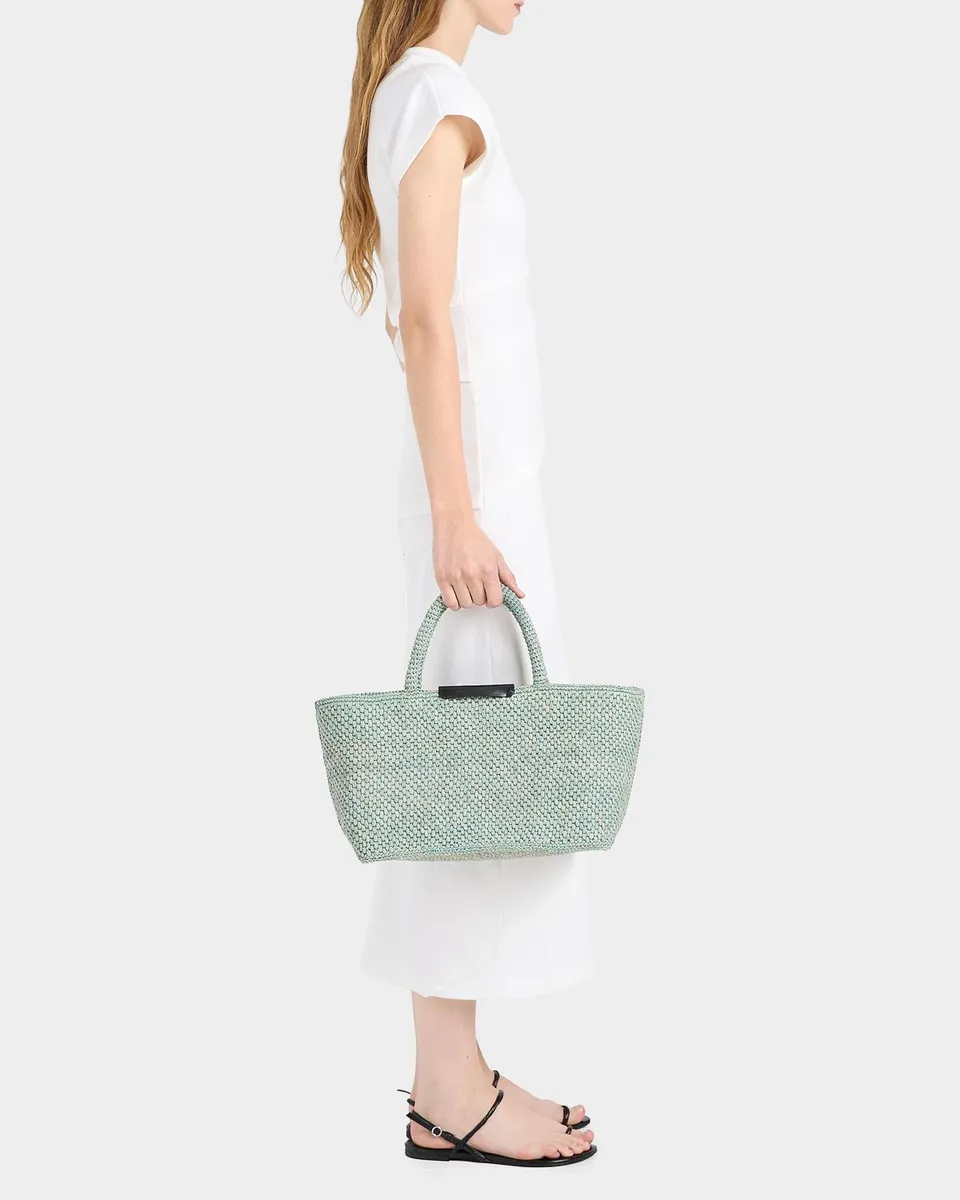 Proenza Schouler East West Chelsea Raffia Tote Bag | Thumbnail 5 Proenza Schouler East West Chelsea Raffia Tote Bag | Thumbnail 5