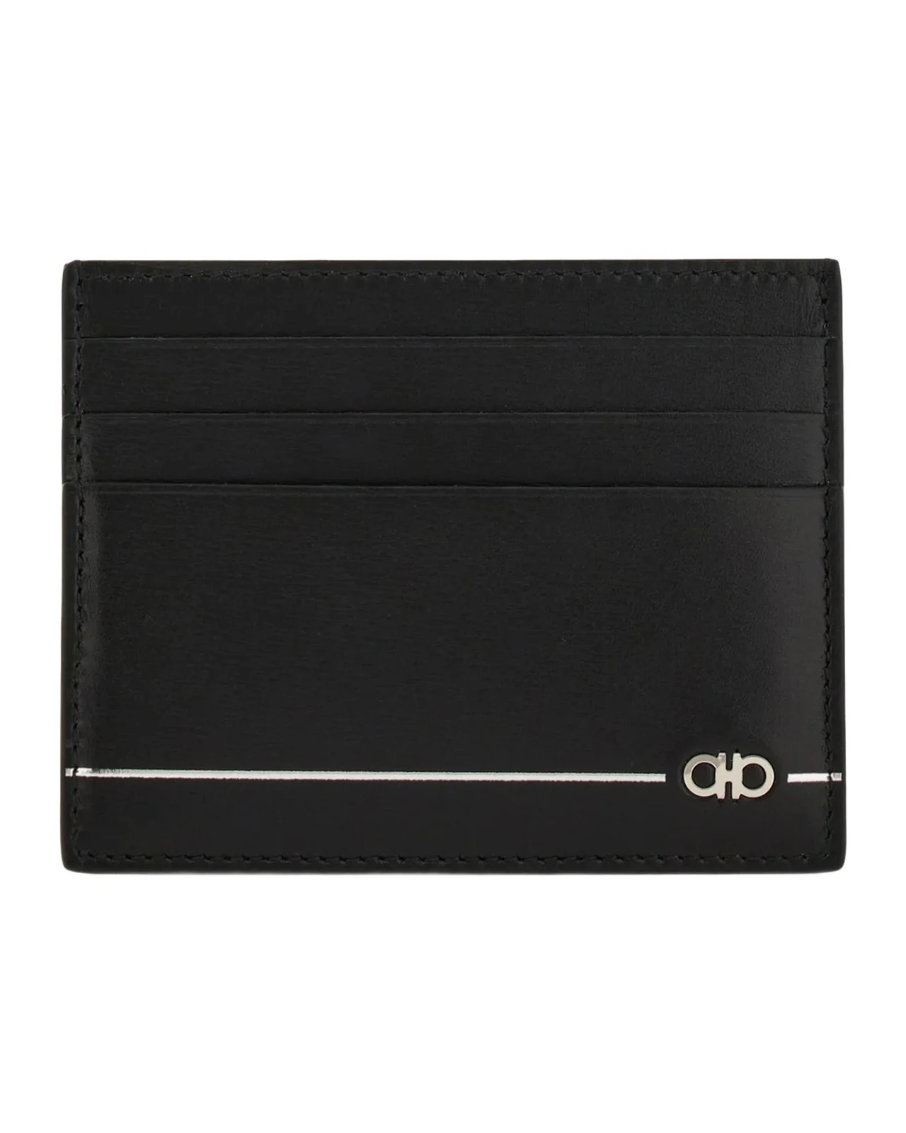 Men's Gancini Leather Card Holder