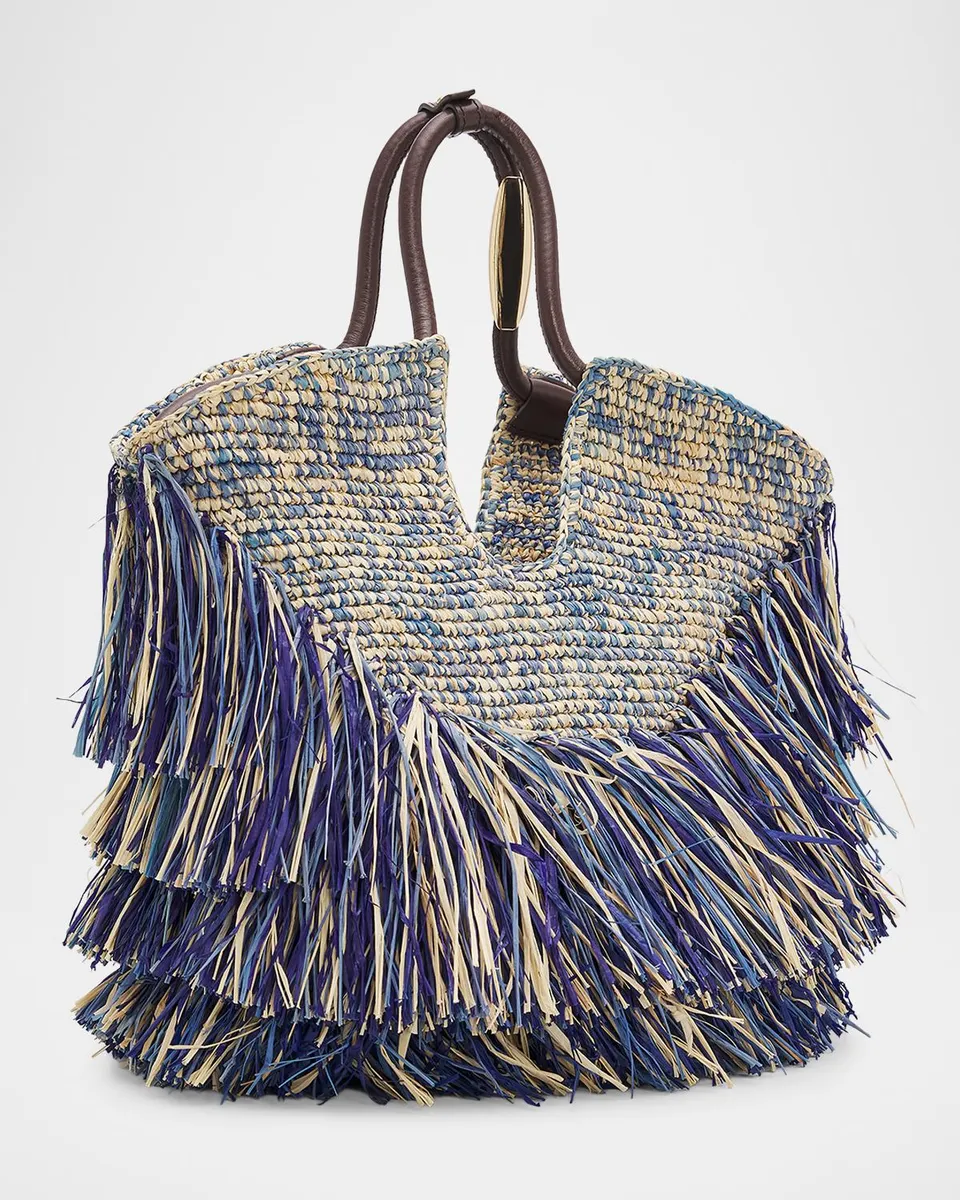 Zimmermann Goldentime Medium Fringed Tote Bag | Thumbnail 3 Zimmermann Goldentime Medium Fringed Tote Bag | Thumbnail 3