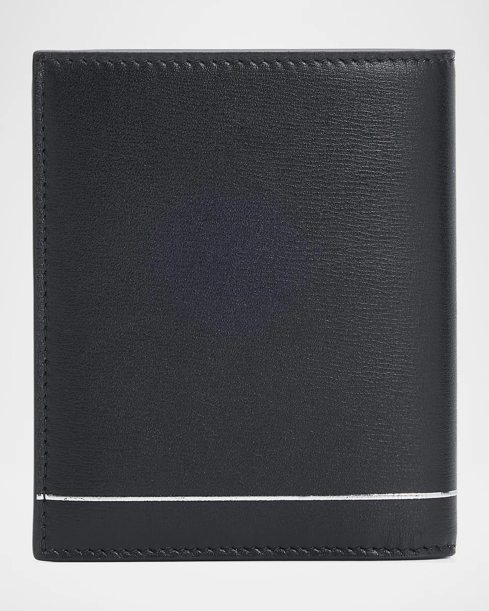 Ferragamo Men's Gancini Leather Bifold Wallet | Thumbnail 4