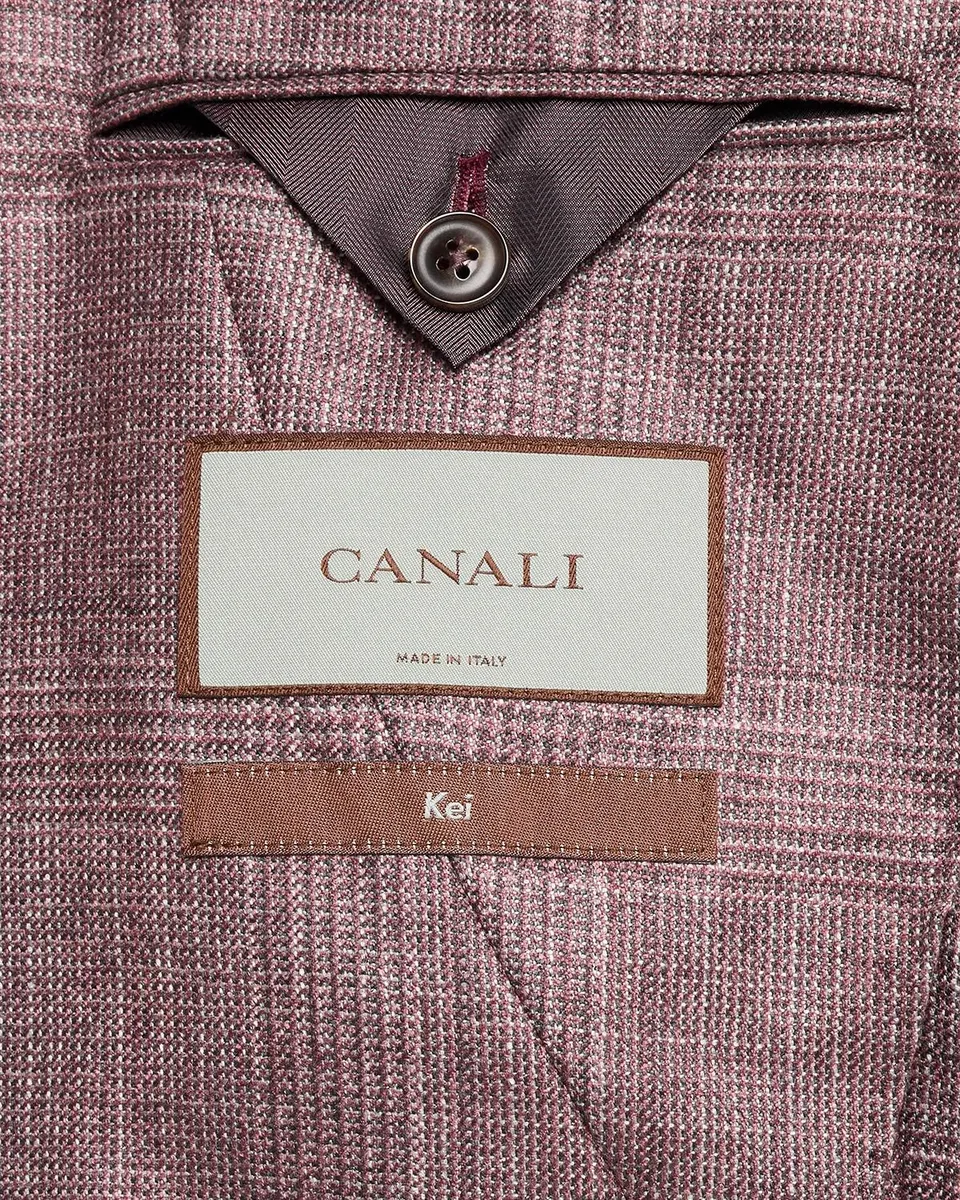 Canali Men's Kei Glen Plaid Two-Button Sport Coat | Thumbnail 6
