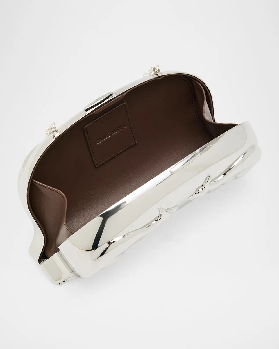 Zimmermann Rapture Metal Kangaroo Clutch Bag | Thumbnail 4 Zimmermann Rapture Metal Kangaroo Clutch Bag | Thumbnail 4