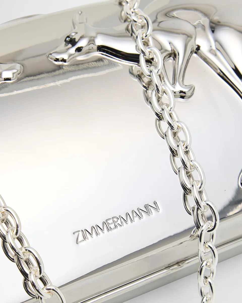Zimmermann Rapture Metal Kangaroo Clutch Bag | Thumbnail 6 Zimmermann Rapture Metal Kangaroo Clutch Bag | Thumbnail 6