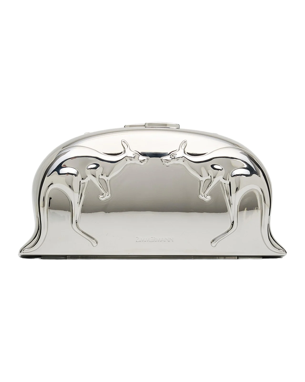 Zimmermann Rapture Metal Kangaroo Clutch Bag