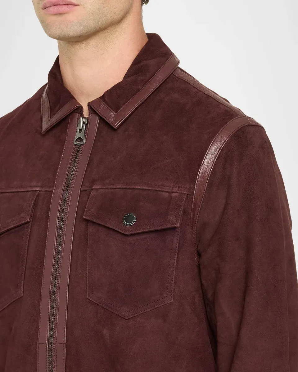 Robert Graham Men's Holmrook Suede Shirt Jacket | Thumbnail 5 Robert Graham Men's Holmrook Suede Shirt Jacket | Thumbnail 5