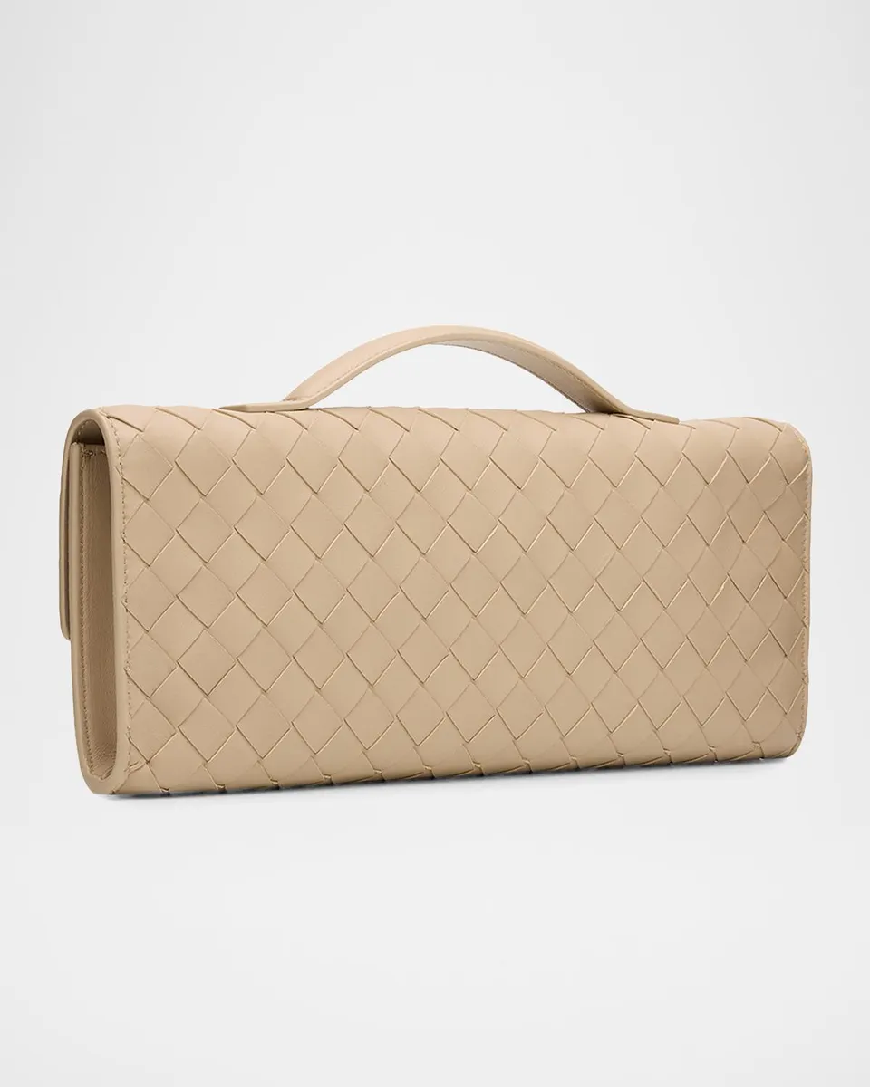Bottega Veneta Long Andiamo Clutch Bag with Handle | Thumbnail 3 Bottega Veneta Long Andiamo Clutch Bag with Handle | Thumbnail 3