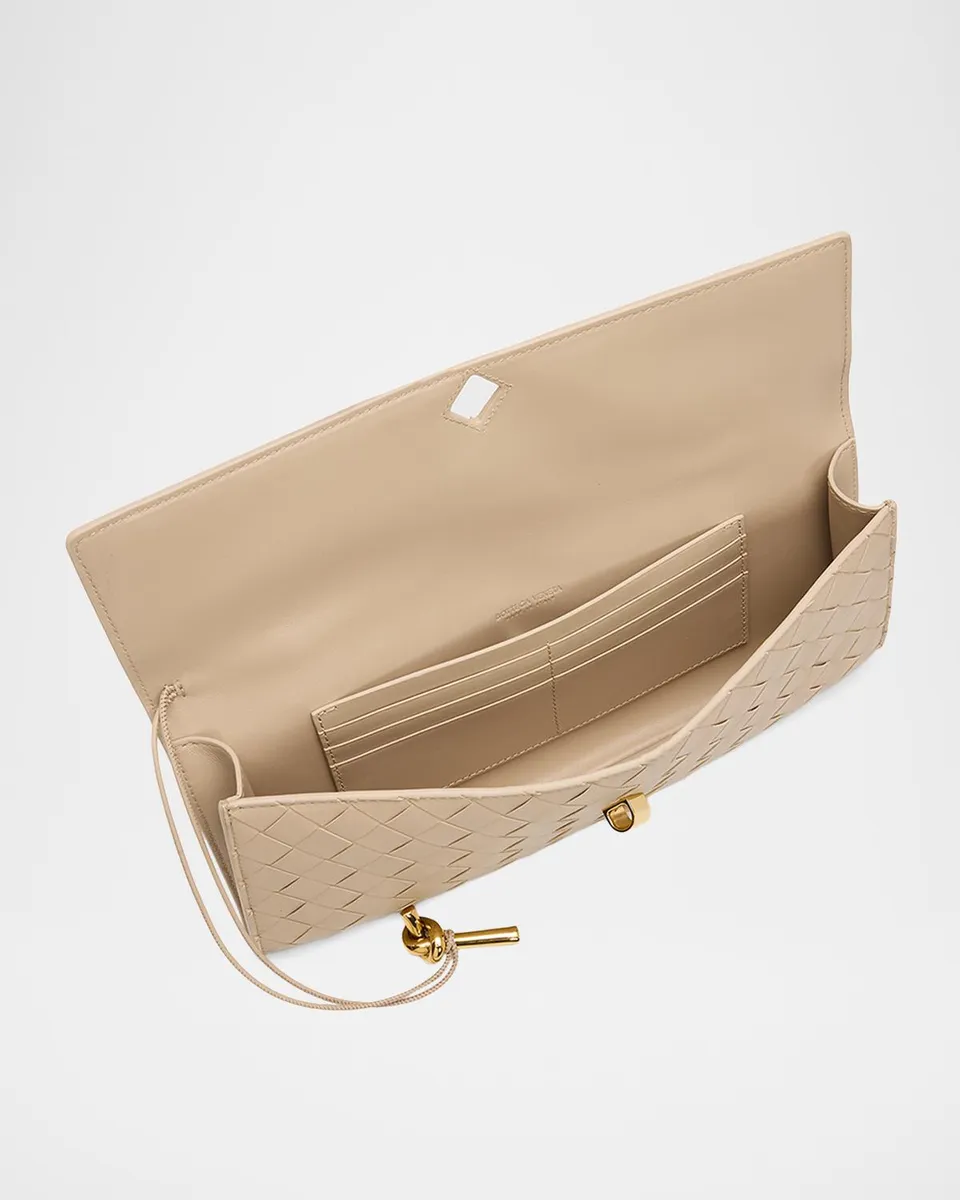 Bottega Veneta Long Andiamo Clutch Bag with Handle | Thumbnail 4 Bottega Veneta Long Andiamo Clutch Bag with Handle | Thumbnail 4