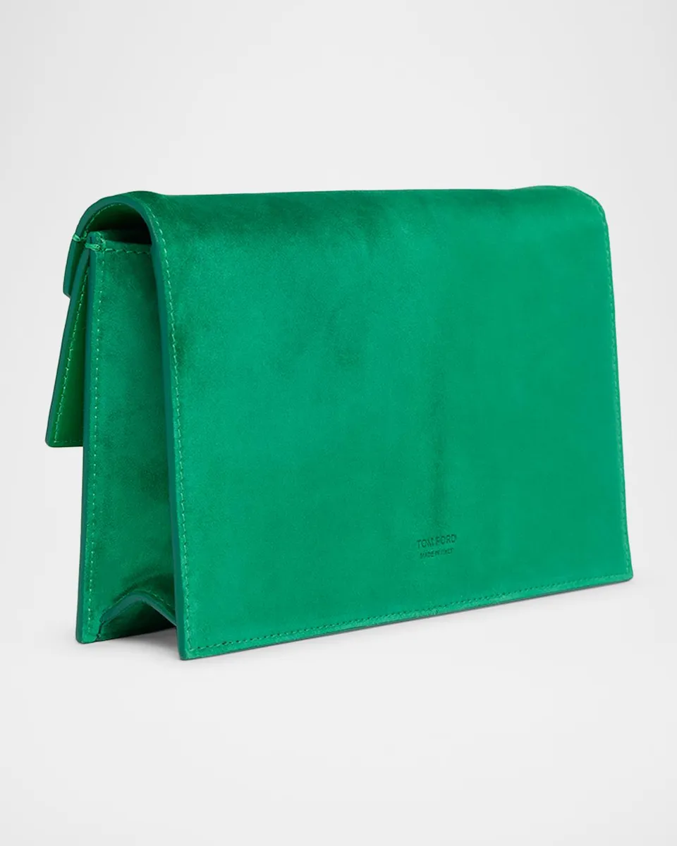 Tom Ford Mini Suede T-Clasp Shoulder Bag | Thumbnail 3 Tom Ford Mini Suede T-Clasp Shoulder Bag | Thumbnail 3