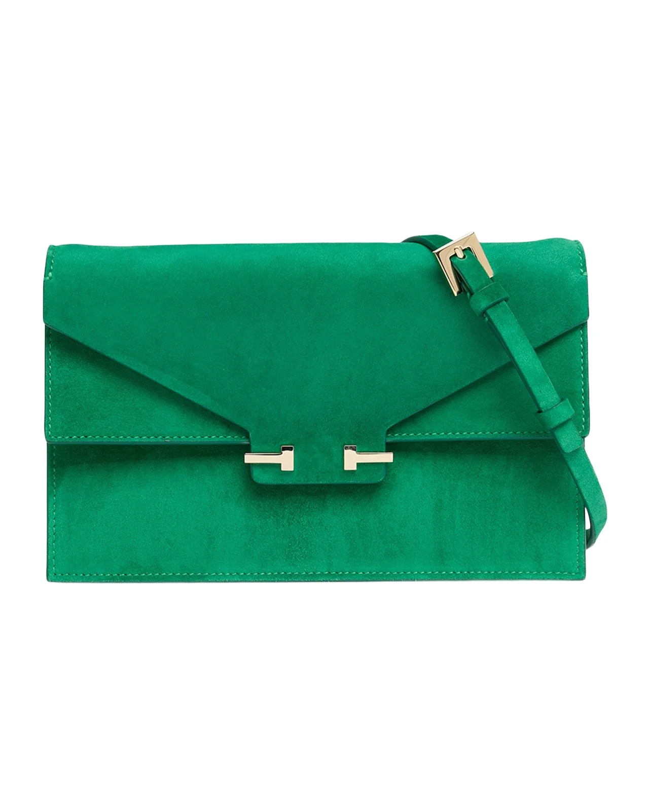 Tom Ford Mini Suede T-Clasp Shoulder Bag