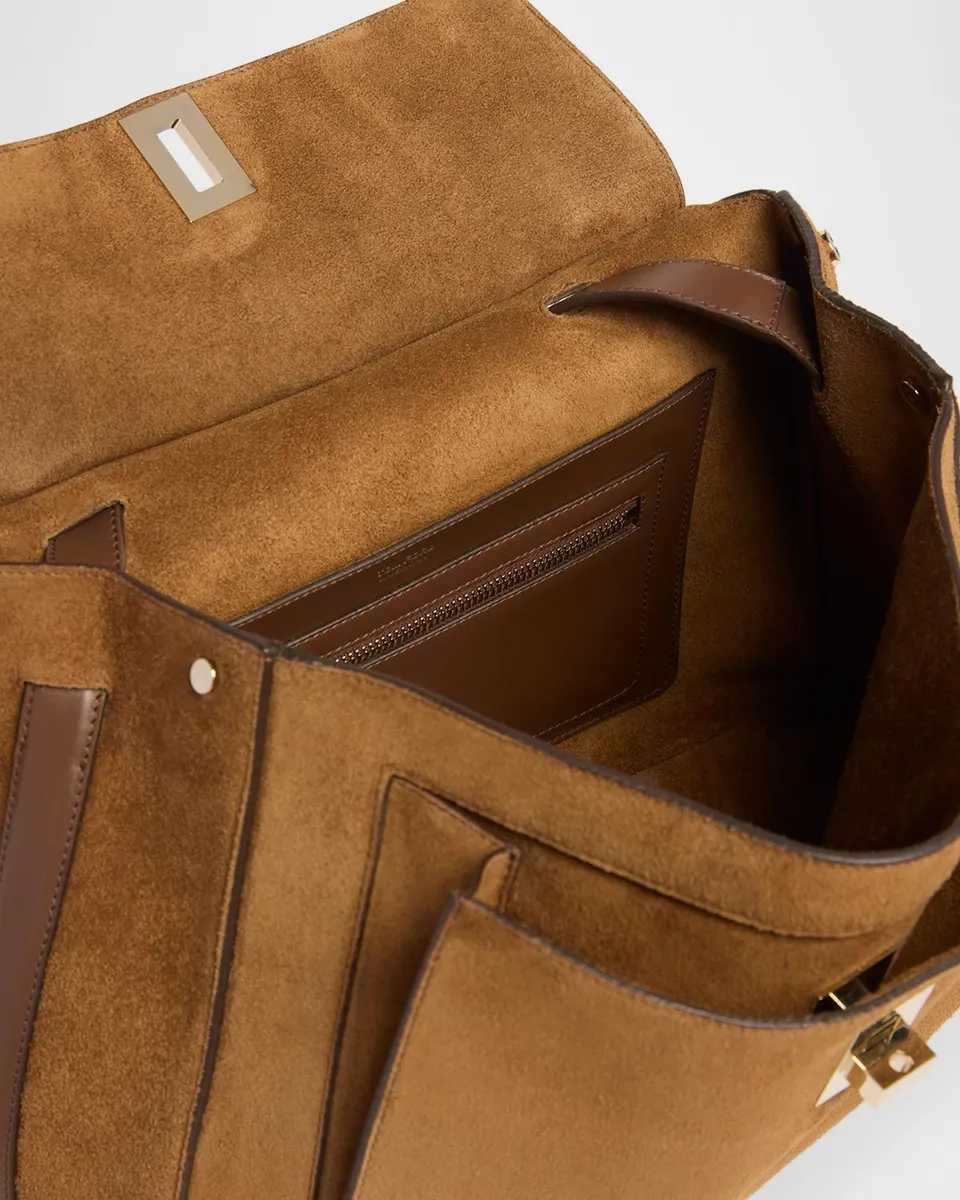 Tom Ford Smooth Suede Shoulder Bag | Thumbnail 4 Tom Ford Smooth Suede Shoulder Bag | Thumbnail 4