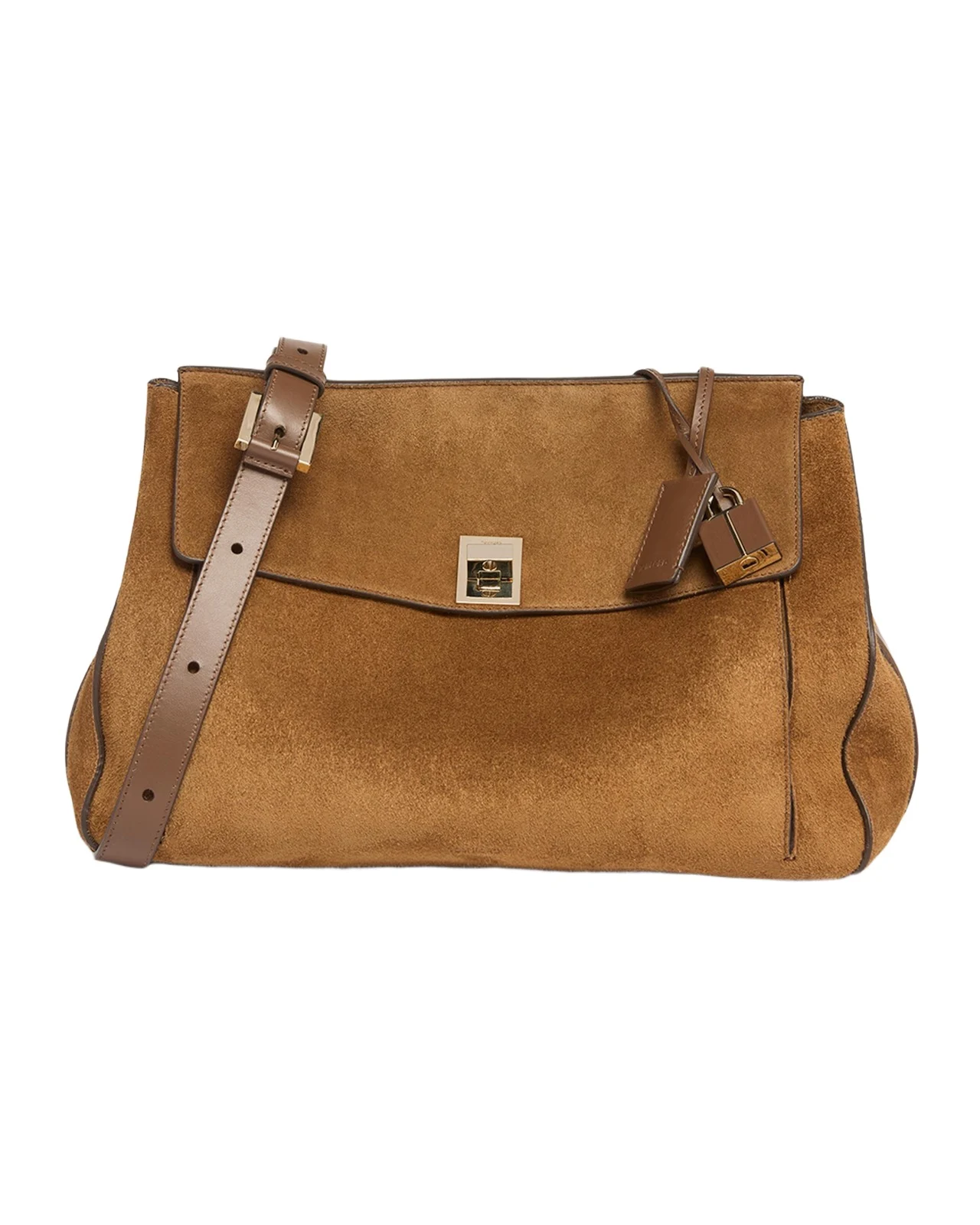 Smooth Suede Shoulder Bag Smooth Suede Shoulder Bag