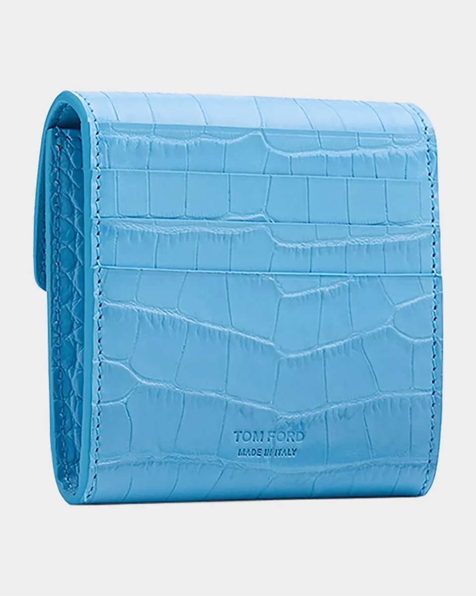 Tom Ford Croc-Embossed Leather Wallet | Thumbnail 3 Tom Ford Croc-Embossed Leather Wallet | Thumbnail 3