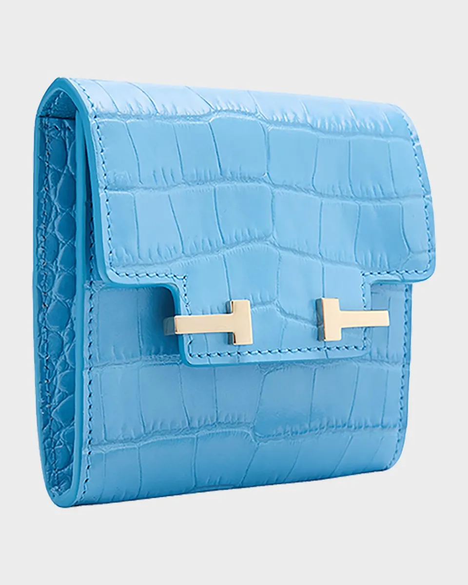 Tom Ford Croc-Embossed Leather Wallet | Thumbnail 5 Tom Ford Croc-Embossed Leather Wallet | Thumbnail 5