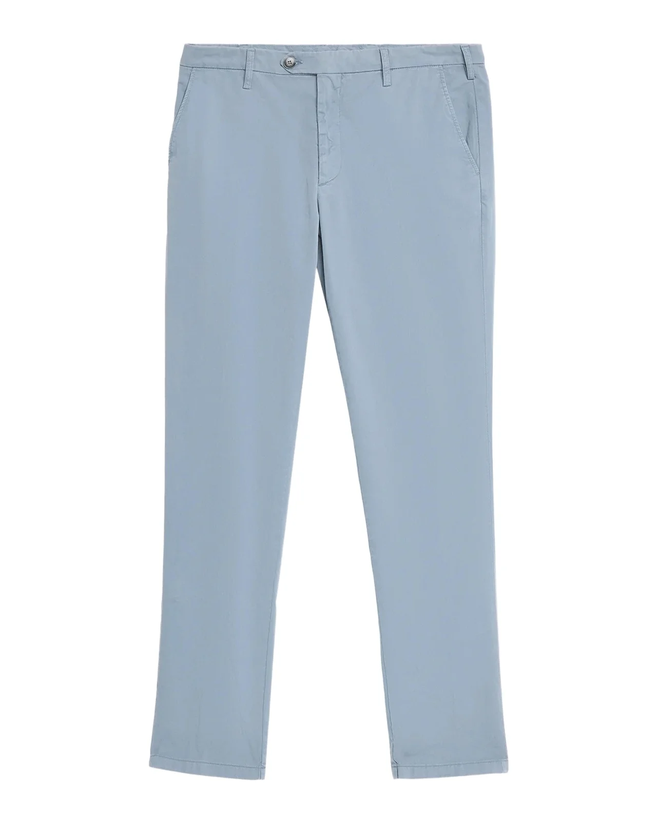 Canali Men's Cotton Twill Flat-Front Trousers