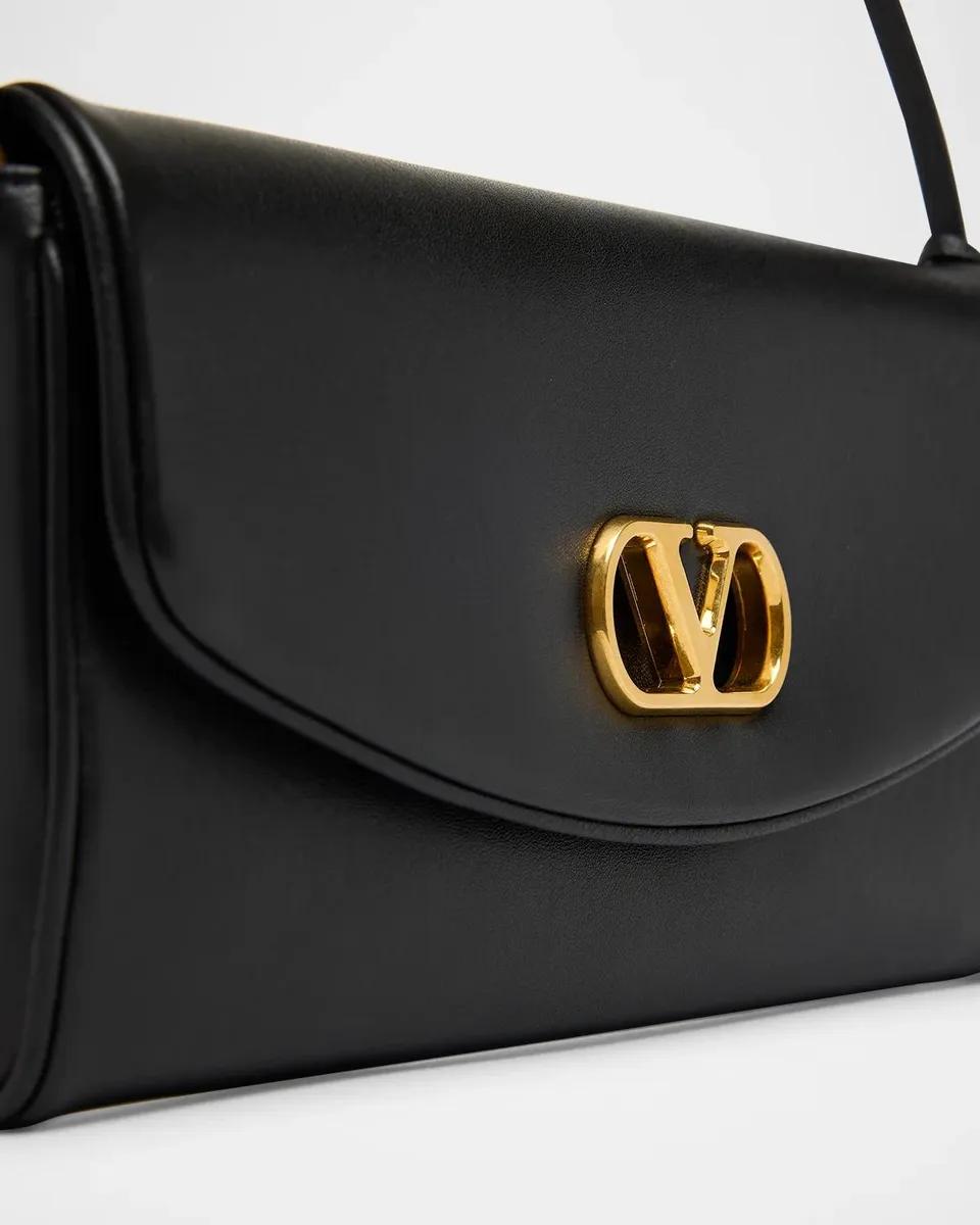 Valentino Garavani DeVain VLogo Leather Top-Handle Bag | Thumbnail 4 Valentino Garavani DeVain VLogo Leather Top-Handle Bag | Thumbnail 4