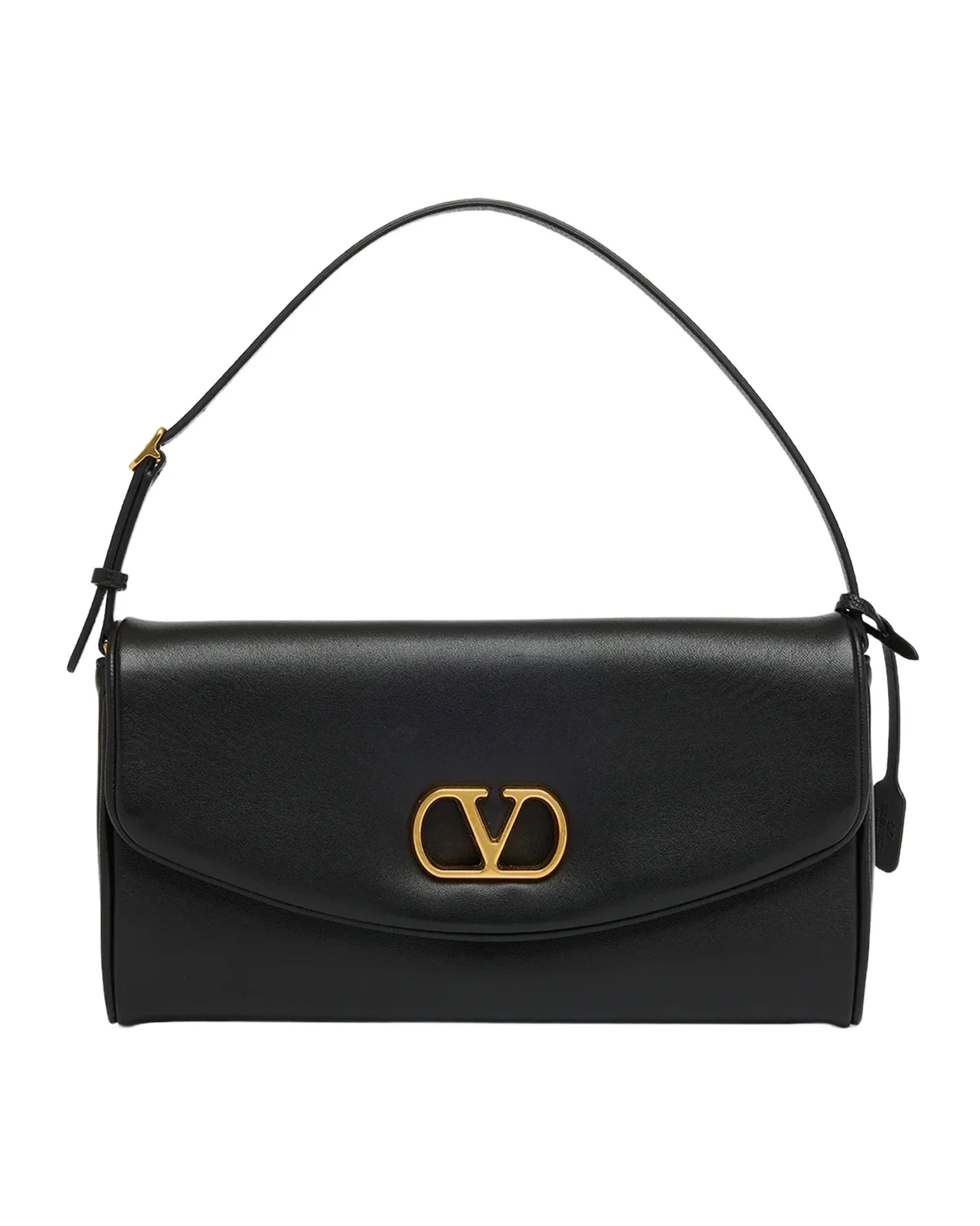 Valentino Garavani DeVain VLogo Leather Top-Handle Bag