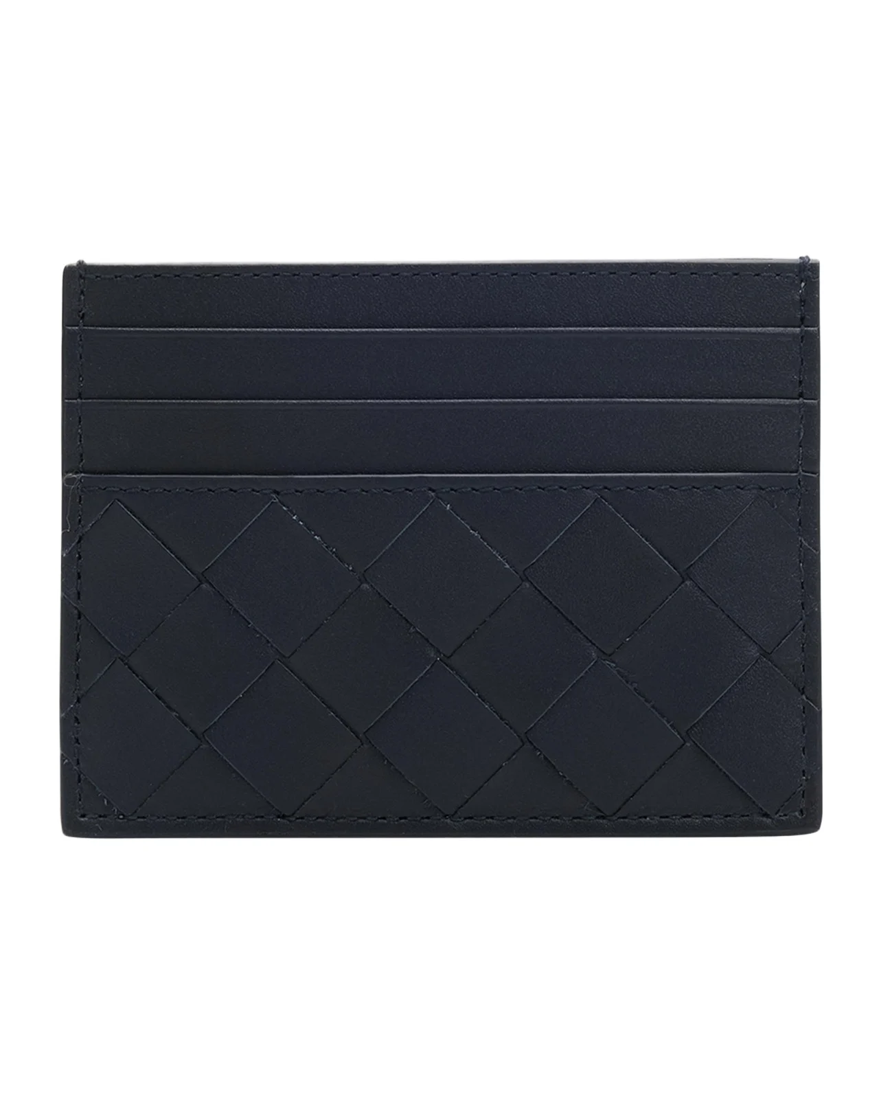 Bottega Veneta Men's Intrecciato 15 Leather Card Holder