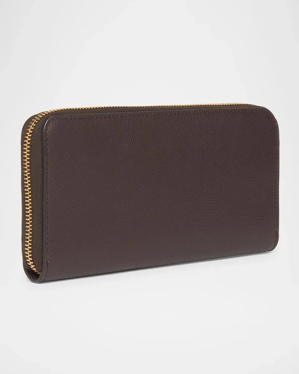 Valentino Garavani V-Logo Signature Leather Long Wallet | Thumbnail 2 Valentino Garavani V-Logo Signature Leather Long Wallet | Thumbnail 2