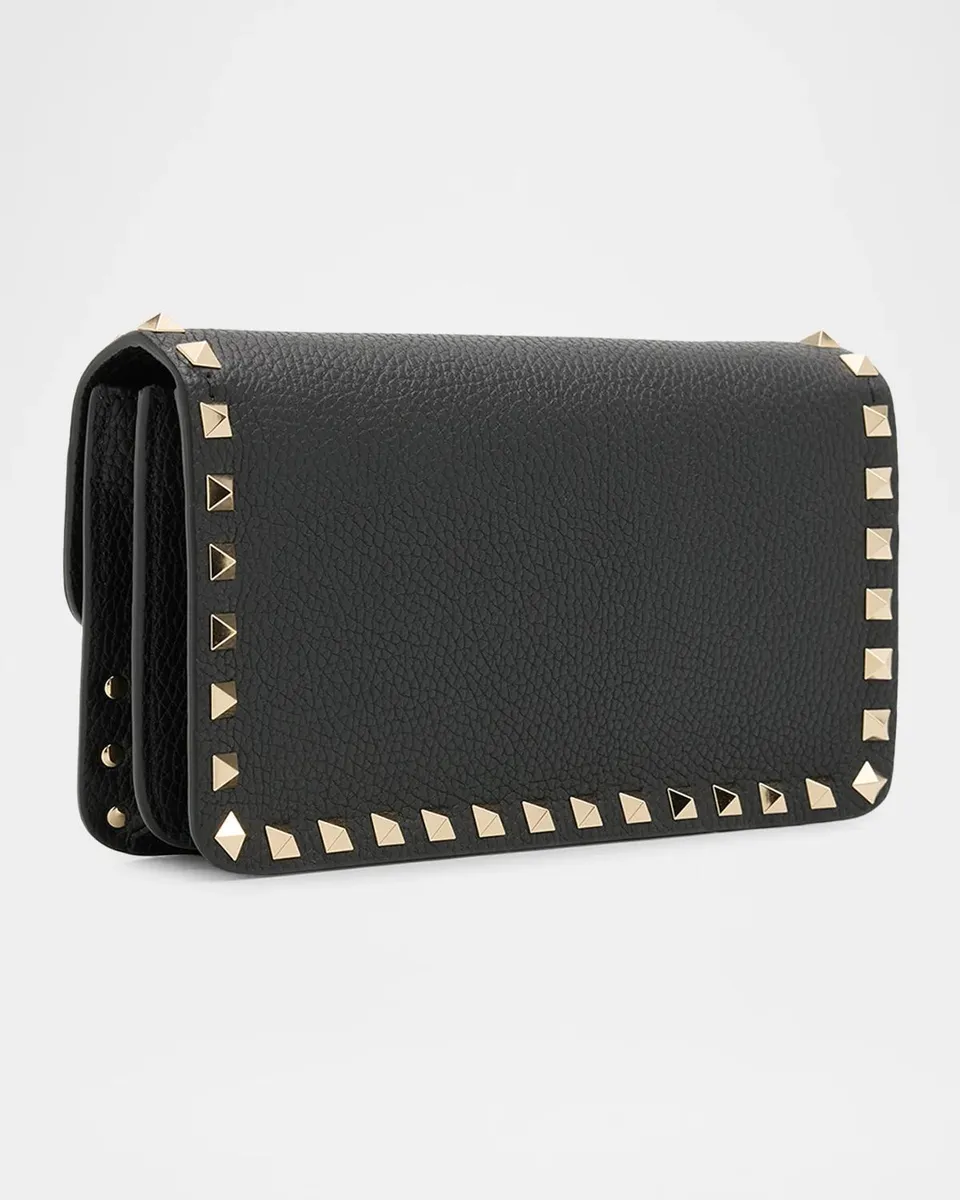 Valentino Garavani Rockstud Leather Wallet | Thumbnail 3 Valentino Garavani Rockstud Leather Wallet | Thumbnail 3