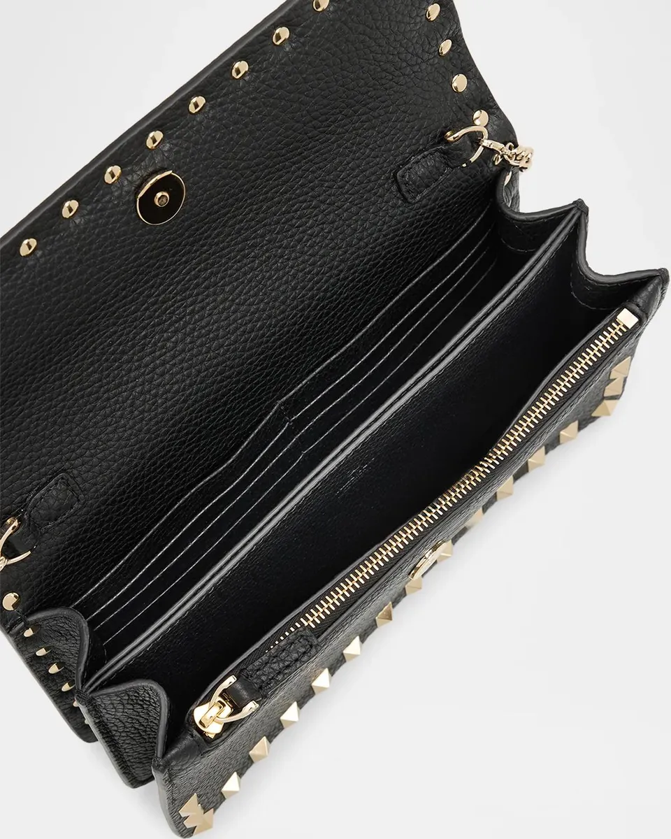Valentino Garavani Rockstud Leather Wallet | Thumbnail 4 Valentino Garavani Rockstud Leather Wallet | Thumbnail 4