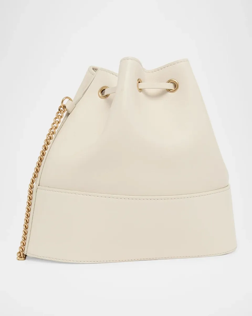 Valentino Garavani Mini Leather Drawstring Bucket Bag | Thumbnail 3 Valentino Garavani Mini Leather Drawstring Bucket Bag | Thumbnail 3